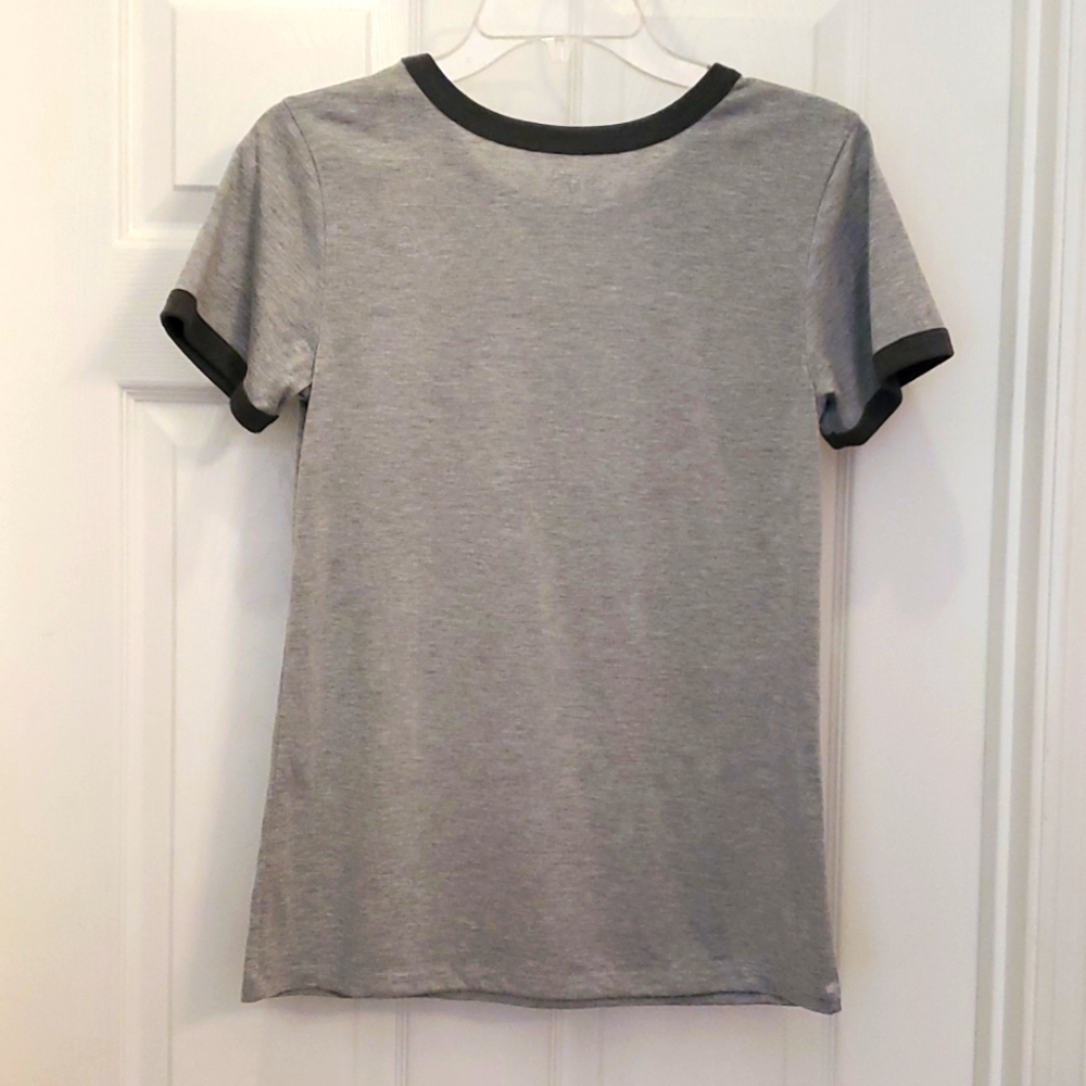Snoopy Belle "Single" Heather Gray Soft Crewneck Tshirt - Picture 2 of 3